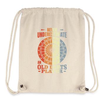 Darts player Grandpa - Stanley/Stella Recycled Gym Bag - natural - Front