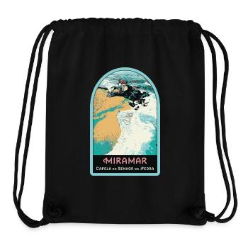 Senhor da Pedra Chapel, Miramar Beach - Stanley/Stella Recycled Gym Bag - black - Front