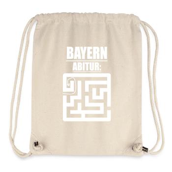 Abitur Abschluss Prüfung Sprüche lustig Abi Bayern - Stanley/Stella recycelter Gym Bag - Naturweiß - Vorne
