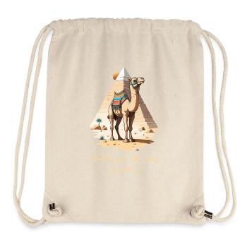 Arabisches Taxi - Stanley/Stella recycelter Gym Bag - Naturweiß - Vorne