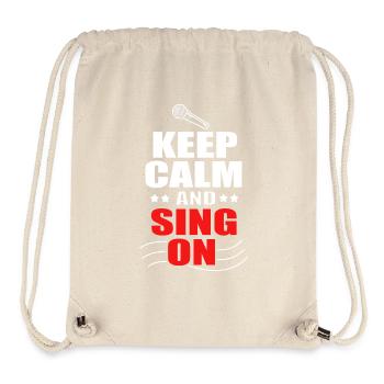 Karaoke - Stanley/Stella recycelter Gym Bag - Naturweiß - Vorne