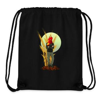 Chicken Man Rooster Comb Hybride - Sac à cordon recyclé Stanley/Stella - noir - Devant