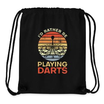 I'd Rather Be Playing Darts - Stanley/Stella Recycled Gym Bag - black - Front