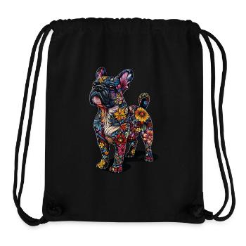 Bulldogge - Stanley/Stella recycelter Gym Bag - Schwarz - Vorne