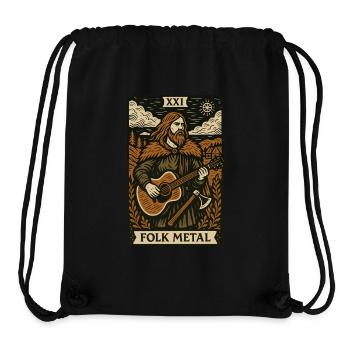 Folk Metal Tarotkarte – Nordic Axe & Acoustic Fury - Stanley/Stella recycelter Gym Bag - Schwarz - Vorne