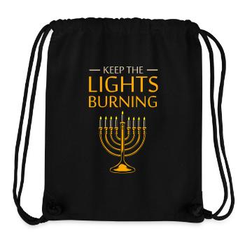 Hanukkah Chanukkah Hanukah - Stanley/Stella recycelter Gym Bag - Schwarz - Vorne