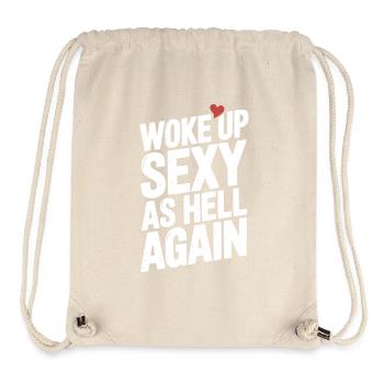 Wieder höllisch sexy aufgewacht - Stanley/Stella recycelter Gym Bag - Naturweiß - Vorne