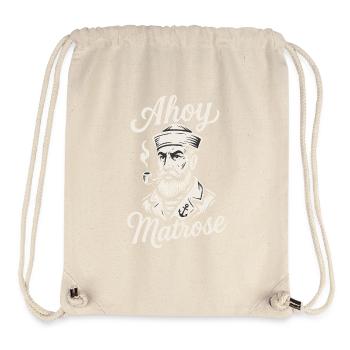 Ahoy Sailor Retro Nautical - Stanley/Stella Recycled Gym Bag - natural - Front
