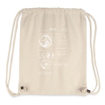 Mondblaupause: Mondphasen - Stanley/Stella recycelter Gym Bag - Naturweiß - Vorne