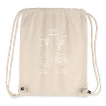 Mandolin Patent Diagram - Stanley/Stella Recycled Gym Bag - natural - Front