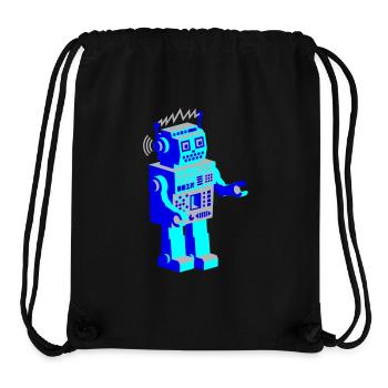 robotnik dance - old school robots - Stanley/Stella recycelter Gym Bag - Schwarz - Vorne