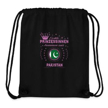 Prinessinnen kommen PAKISTAN - Stanley/Stella recycelter Gym Bag - Schwarz - Vorne