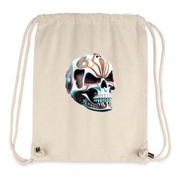 Skull no. 1 - Stanley/Stella Recycled Gym Bag - natural - Front