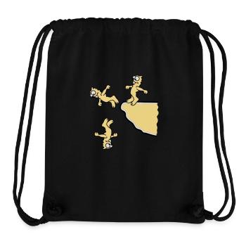 cliff_jumpers_3c - Stanley/Stella Recycled Gym Bag - black - Front
