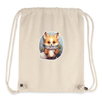 Fox in winter look - Stanley/Stella Recycled Gym Bag - natural - Front