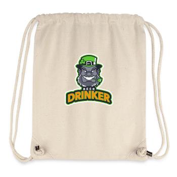 Beer Drinker - Stanley/Stella Recycled Gym Bag - natural - Front