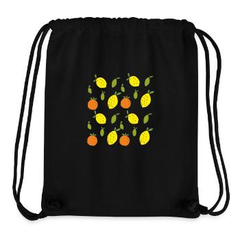 orangen zitronen limetten - Stanley/Stella recycelter Gym Bag - Schwarz - Vorne