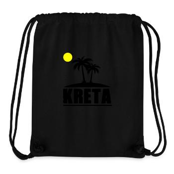 kreta - Stanley/Stella recycelter Gym Bag - Schwarz - Vorne
