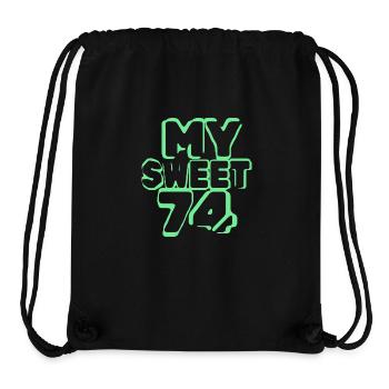 Age 74 - Stanley/Stella Recycled Gym Bag - black - Front
