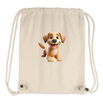 Hund 1 - Stanley/Stella recycelter Gym Bag - Naturweiß - Vorne