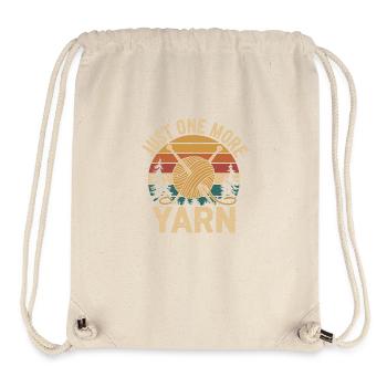 Strickglück aus Garn - Stanley/Stella recycelter Gym Bag - Naturweiß - Vorne