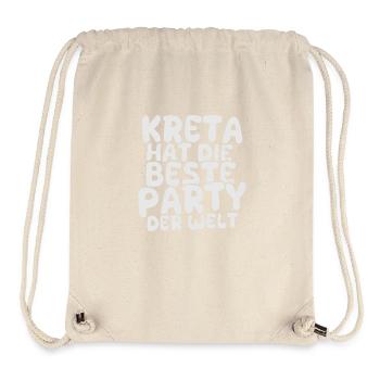 Holiday destination Crete - Stanley/Stella Recycled Gym Bag - natural - Front