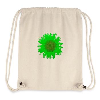 Sonnenblume - Sac à cordon recyclé Stanley/Stella - blanc naturel - Devant