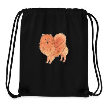 Pomeranian - Funny Dog - Stanley/Stella Recycled Gym Bag - black - Front