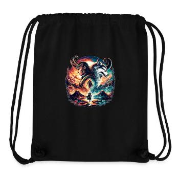 Clash of the Gods of Midgard - Vikings Fantasy - Stanley/Stella Recycled Gym Bag - black - Front