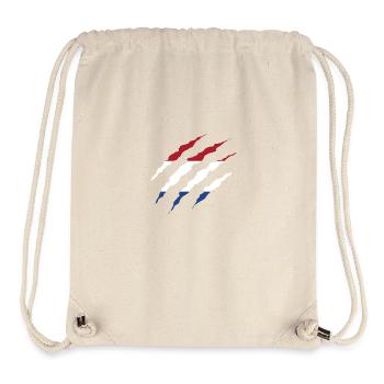 Claw Klaue Laender Netherlands png - Stanley/Stella Recycled Gym Bag - natural - Front