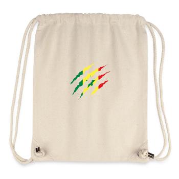 Claw Klaue Laender Senegal png - Stanley/Stella Recycled Gym Bag - natural - Front