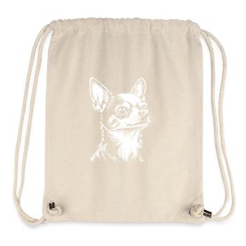 Chihuahua - Dog Fan - Stanley/Stella Recycled Gym Bag - natural - Front