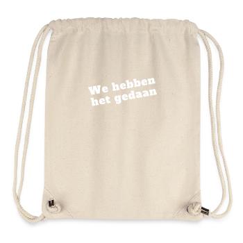 We did it - Stanley/Stella Recycled Gym Bag - natural - Front