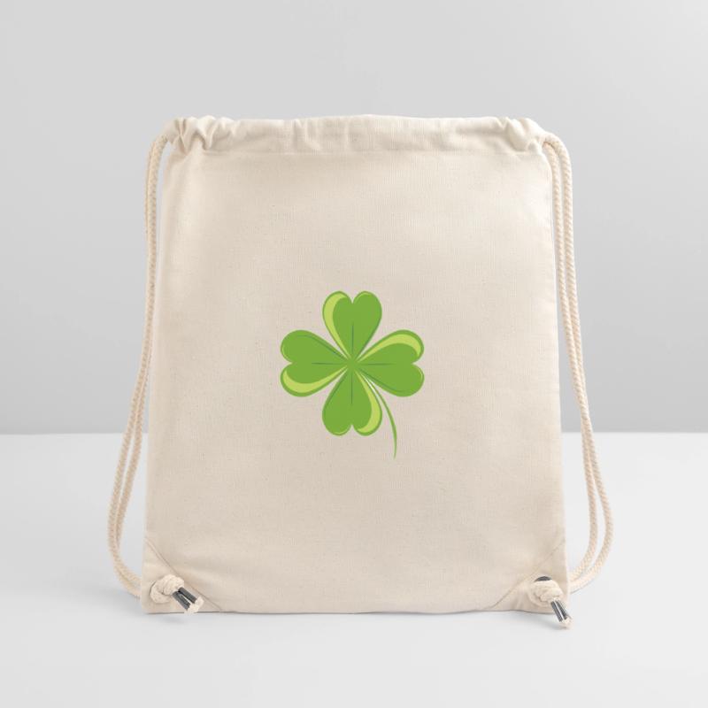 4-leaf clover. Stanley/Stella Recycled Gym Bag