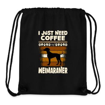 Weimaraner - Stanley/Stella Recycled Gym Bag - black - Front