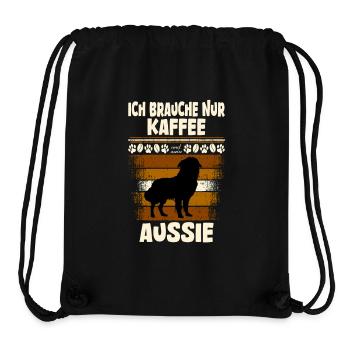 Berger australien australien - Sac à cordon recyclé Stanley/Stella - noir - Devant