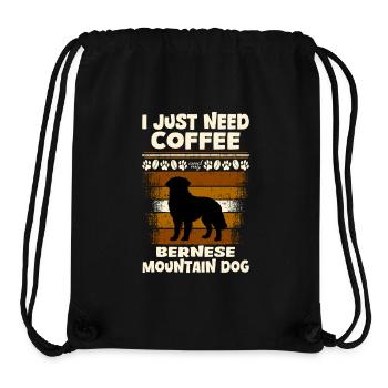 Bernese Mountain Dog - Stanley/Stella Recycled Gym Bag - black - Front