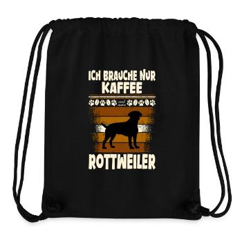 Rottweiler my dog coffee - Stanley/Stella Recycled Gym Bag - black - Front