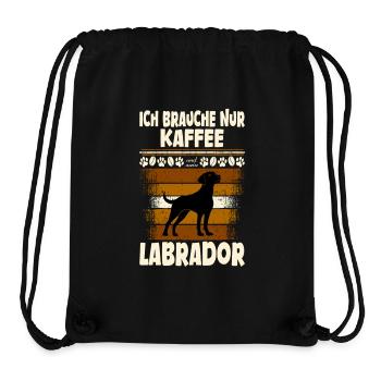 Labrador coffee - Stanley/Stella Recycled Gym Bag - black - Front