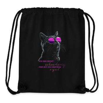Cat doesn't matter - Stanley/Stella Recycled Gym Bag - black - Front
