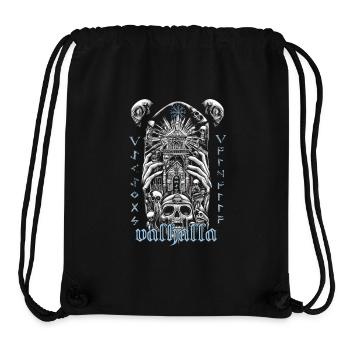 Wikinger Walhalla Runen Symbole - Stanley/Stella recycelter Gym Bag - Schwarz - Vorne