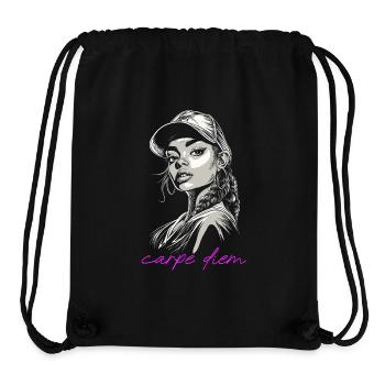 Carpe diem schöne frau latina - Stanley/Stella recycelter Gym Bag - Schwarz - Vorne