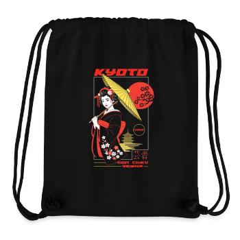 Kyoto Japan - Geisha - Stanley/Stella Recycled Gym Bag - black - Front