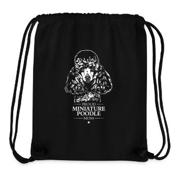 Miniature Poodle Mom Hunde Zwergpudel Wilsigns - Stanley/Stella recycelter Gym Bag - Schwarz - Vorne