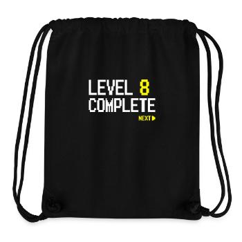 Level 8 Complete Next - Stanley/Stella Recycled Gym Bag - black - Front