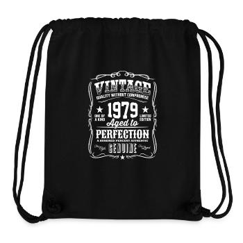 40. Geburtstag Vintage 1979 Zur Perfektion gereift - Stanley/Stella recycelter Gym Bag - Schwarz - Vorne