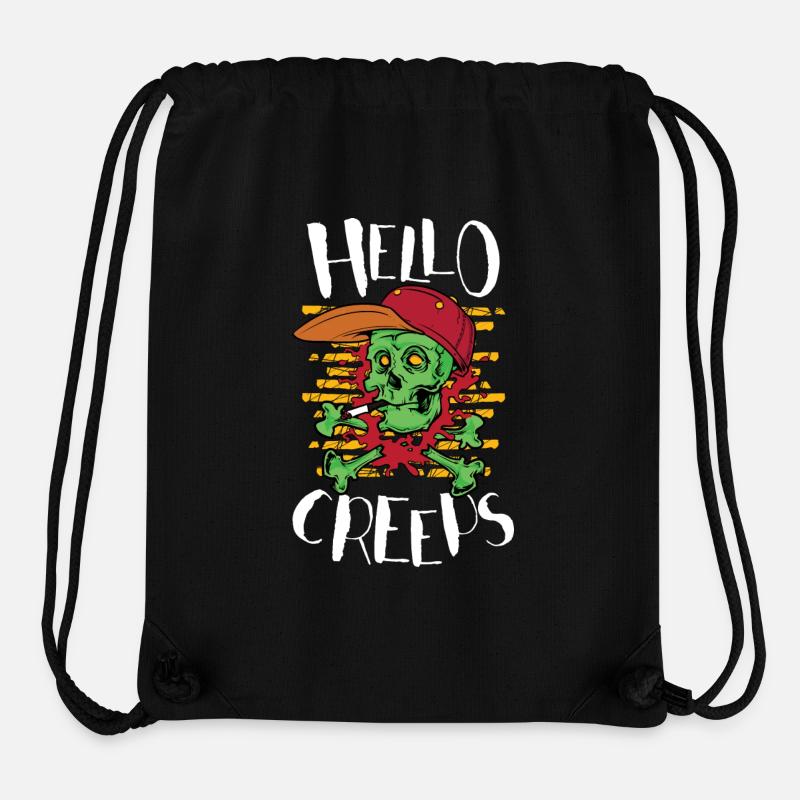 Hallo Creeps - Stanley/Stella recycelter Gym Bag - Schwarz