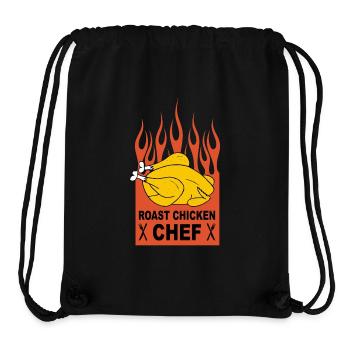 roast chicken chef - Stanley/Stella Recycled Gym Bag - black - Front