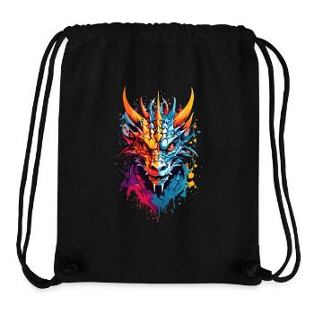 Cool Dragon - Stanley/Stella Recycled Gym Bag - black - Front
