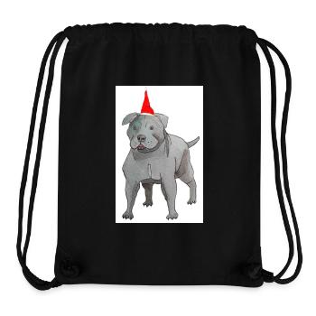 Staffordshire BullTerrier Christmas - Stanley/Stella Recycled Gym Bag - black - Front